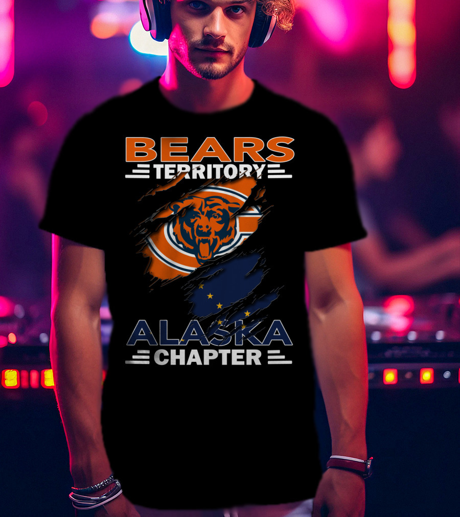 Bears Territory Alaska Chapter Logo With Scratched T-Shirt
