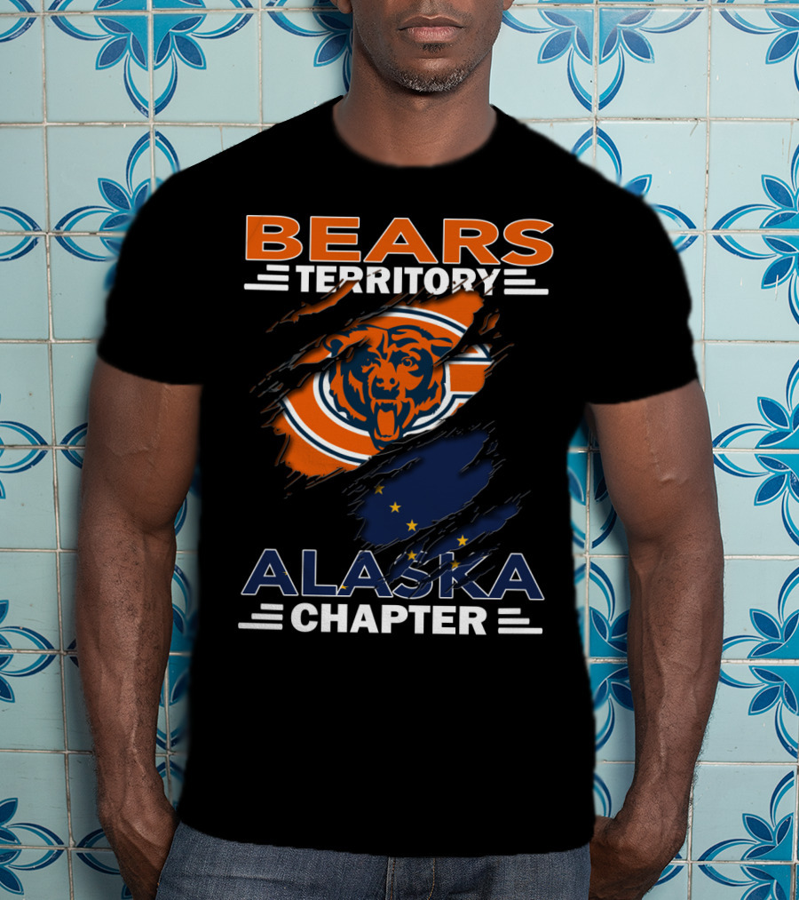 Bears Territory Alaska Chapter Logo With Scratched T-Shirt