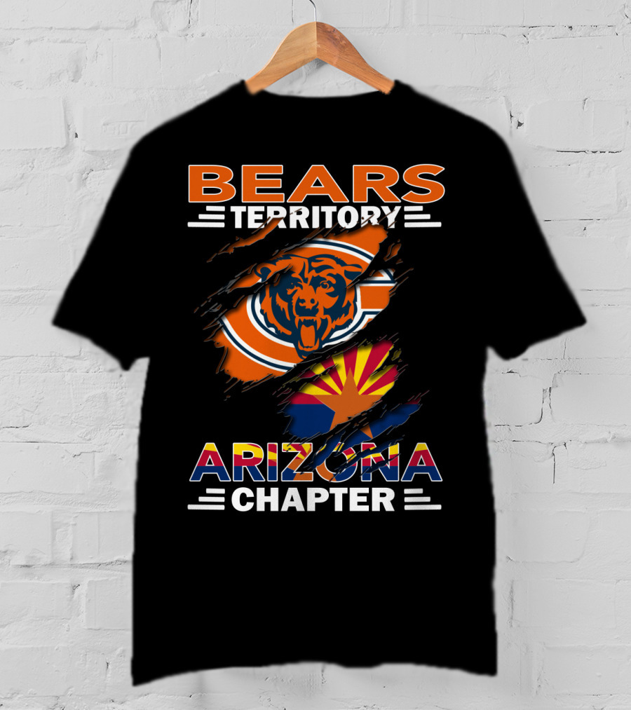 Bears Territory Arizona Chapter Chicago Football Fan Zone T-Shirt