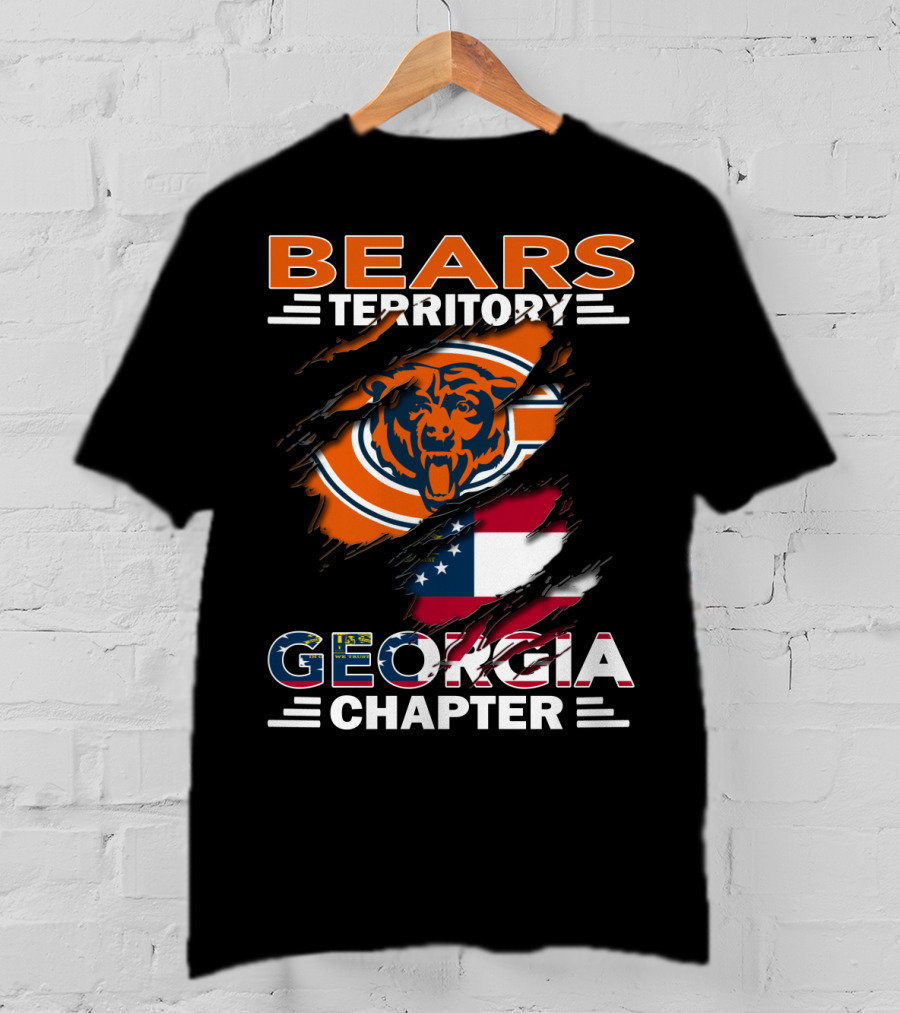 Bears Territory Chicago Bears Georgia Chapter T-Shirt