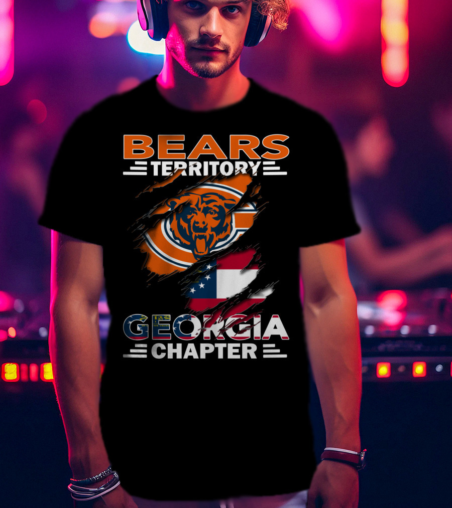 Bears Territory Chicago Bears Georgia Chapter T-Shirt