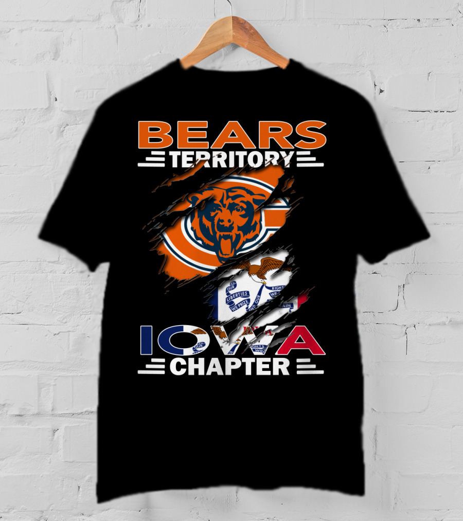 Bears Territory Iowa Chapter Chicago Bears Fan Club T-Shirt