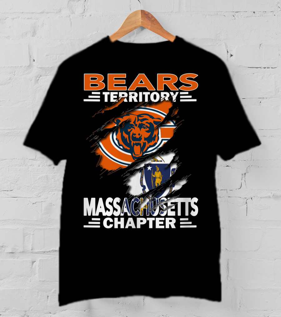 Bears Territory Massachusetts Chapter NFL Fan T-Shirt
