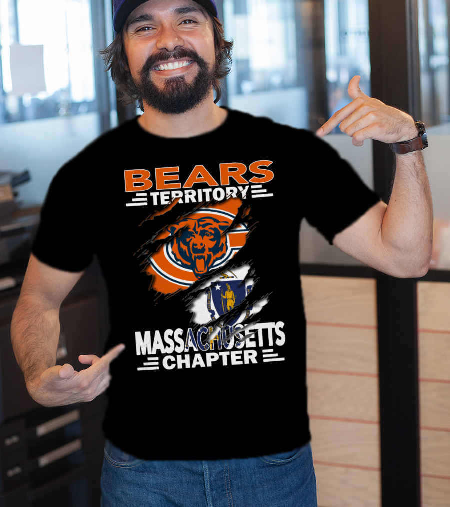 Bears Territory Massachusetts Chapter NFL Fan T-Shirt