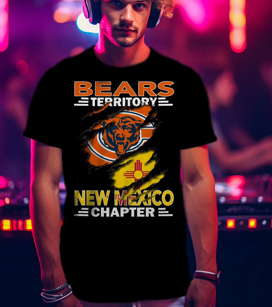 Bears Territory New Mexico Chapter Chicago Bears Logo Zia T-Shirt