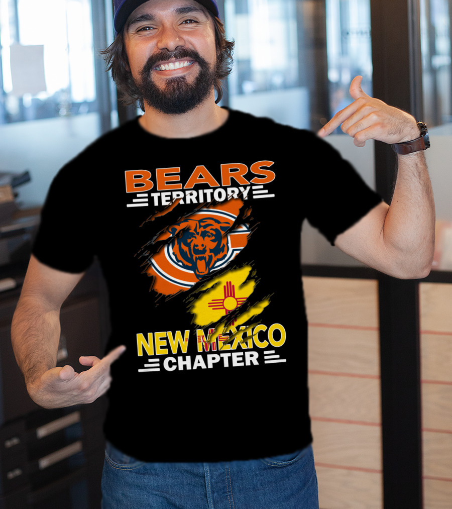 Bears Territory New Mexico Chapter Chicago Bears Logo Zia T-Shirt