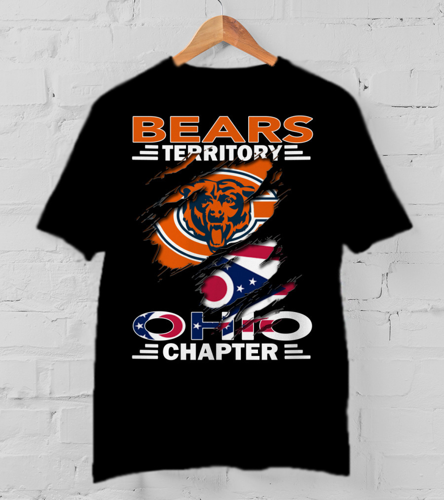 Bears Territory Ohio Chapter Chicago Bears Fans T-Shirt