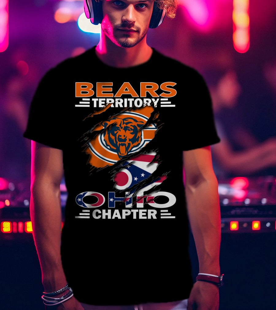 Bears Territory Ohio Chapter Chicago Bears Fans T-Shirt
