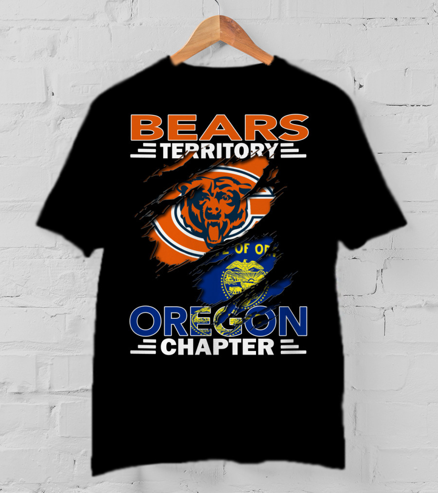 Bears Territory Chicago Bears Oregon Chapter T-Shirt