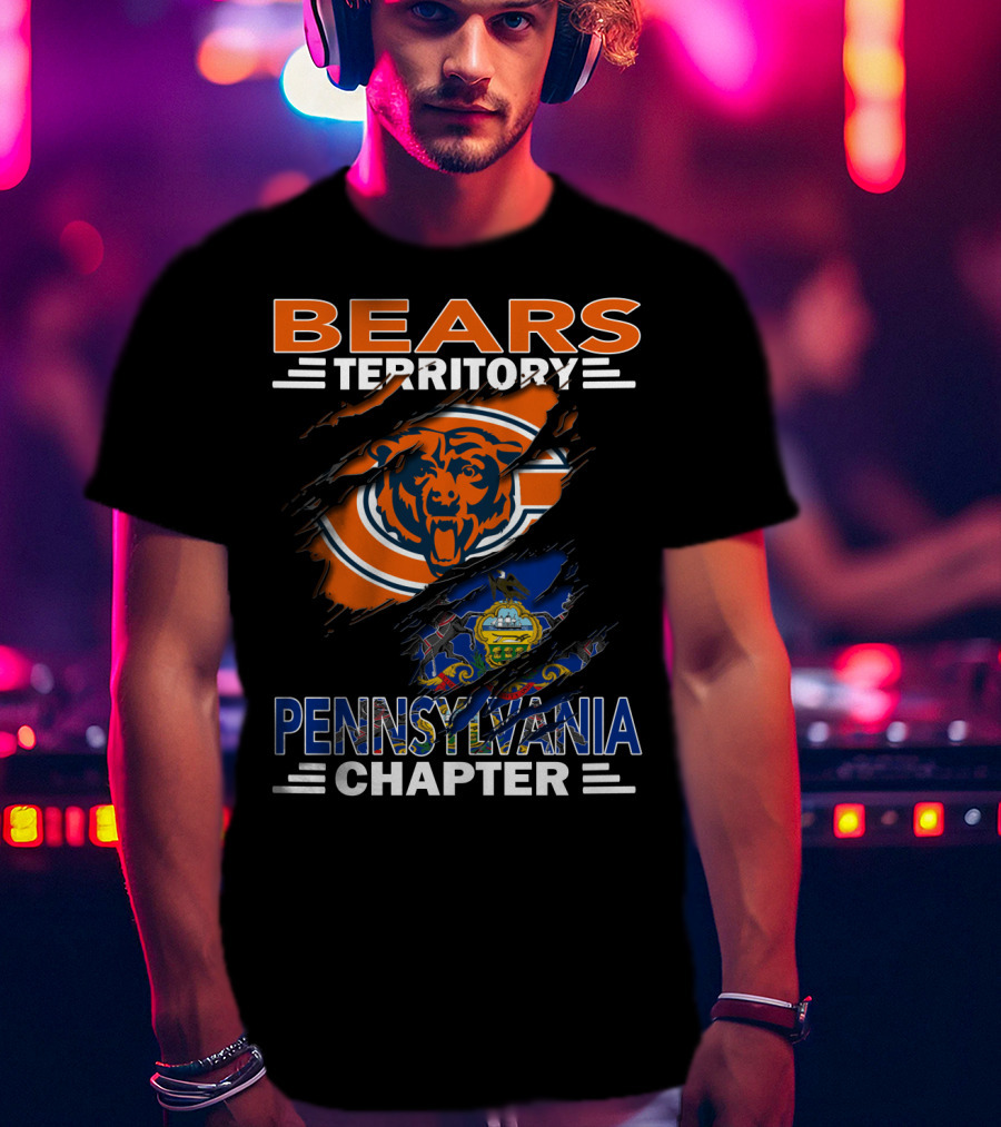 Bears Territory Pennsylvania Chapter Chicago Bears Logo Fan T-Shirt