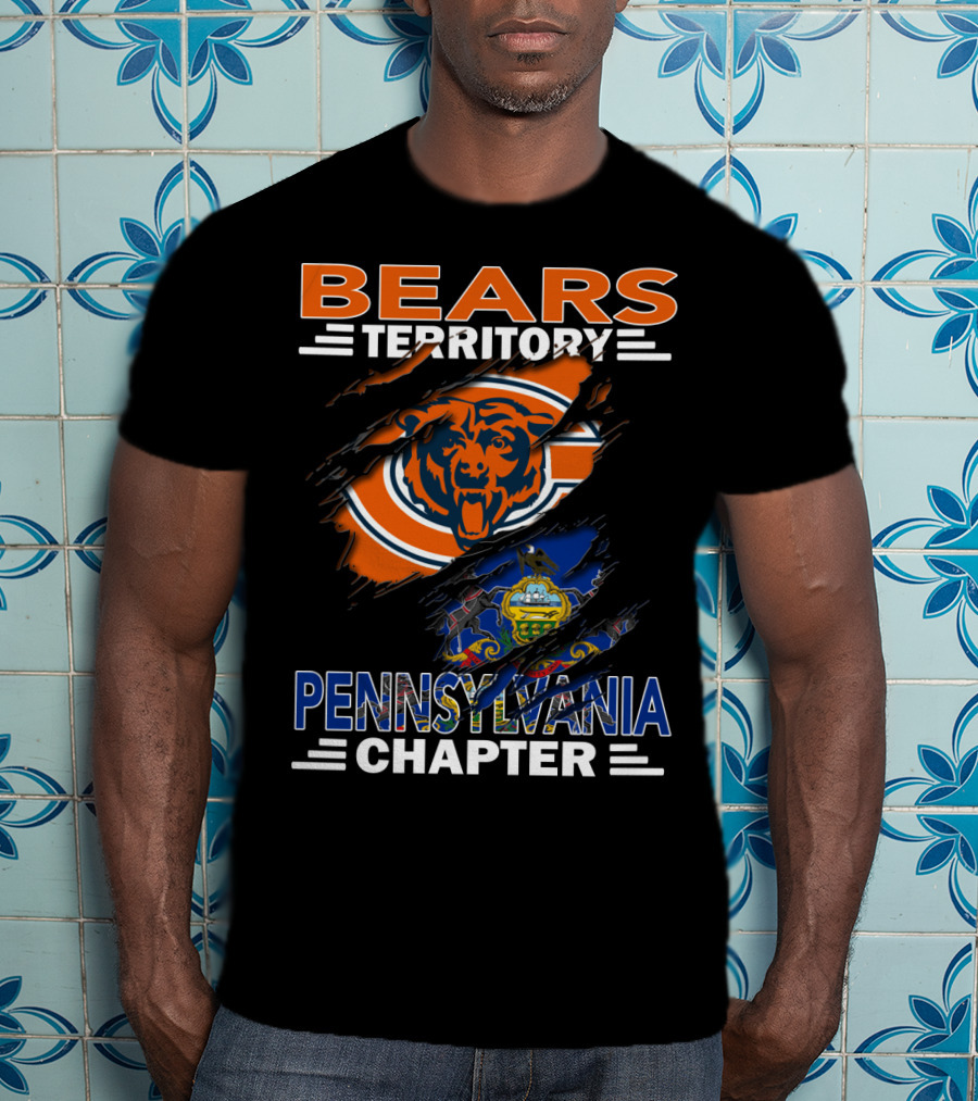 Bears Territory Pennsylvania Chapter Chicago Bears Logo Fan T-Shirt