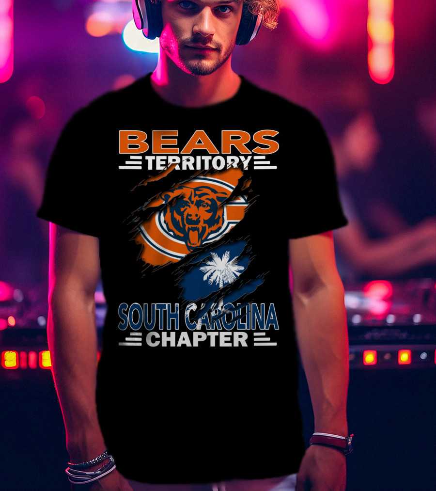 Bears Territory South Carolina Chapter Palmetto Football Fan Club T-Shirt