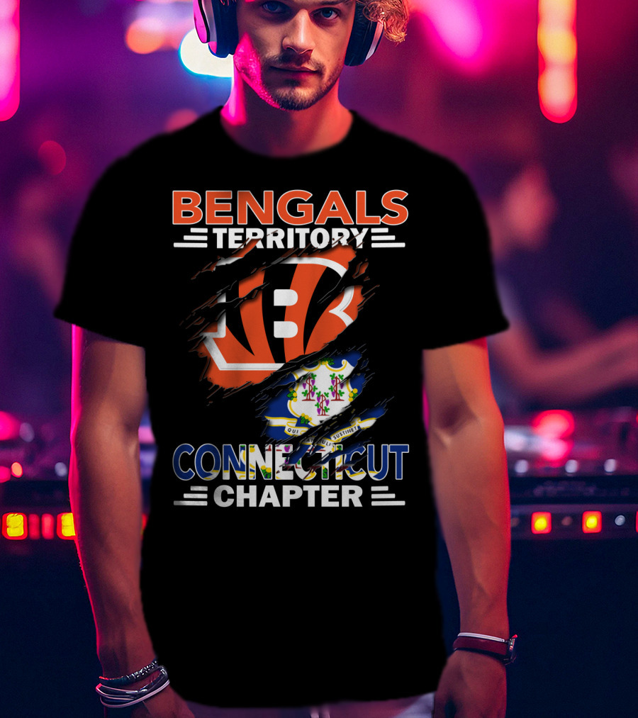Bengals Territory Fandom Connecticut Chapter Sports Community T-Shirt