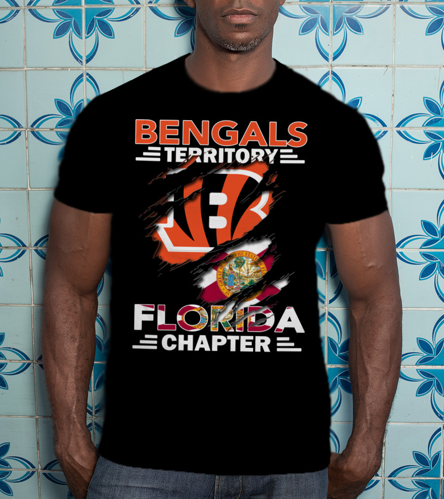 Bengals Territory Florida Chapter B Logo And State Seal T-Shirt