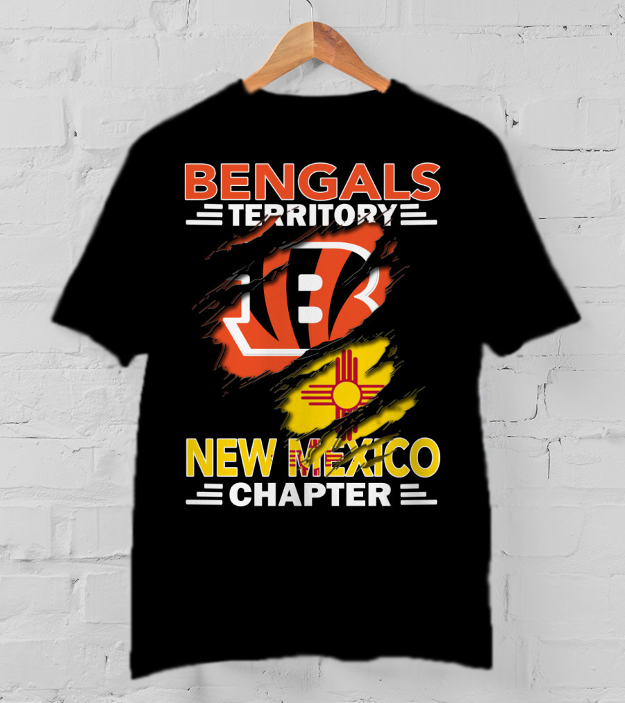 Bengals Territory New Mexico Chapter Ripped T-Shirt