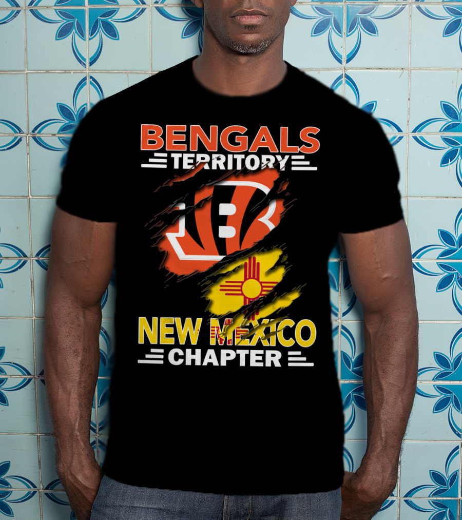 Bengals Territory New Mexico Chapter Ripped T-Shirt