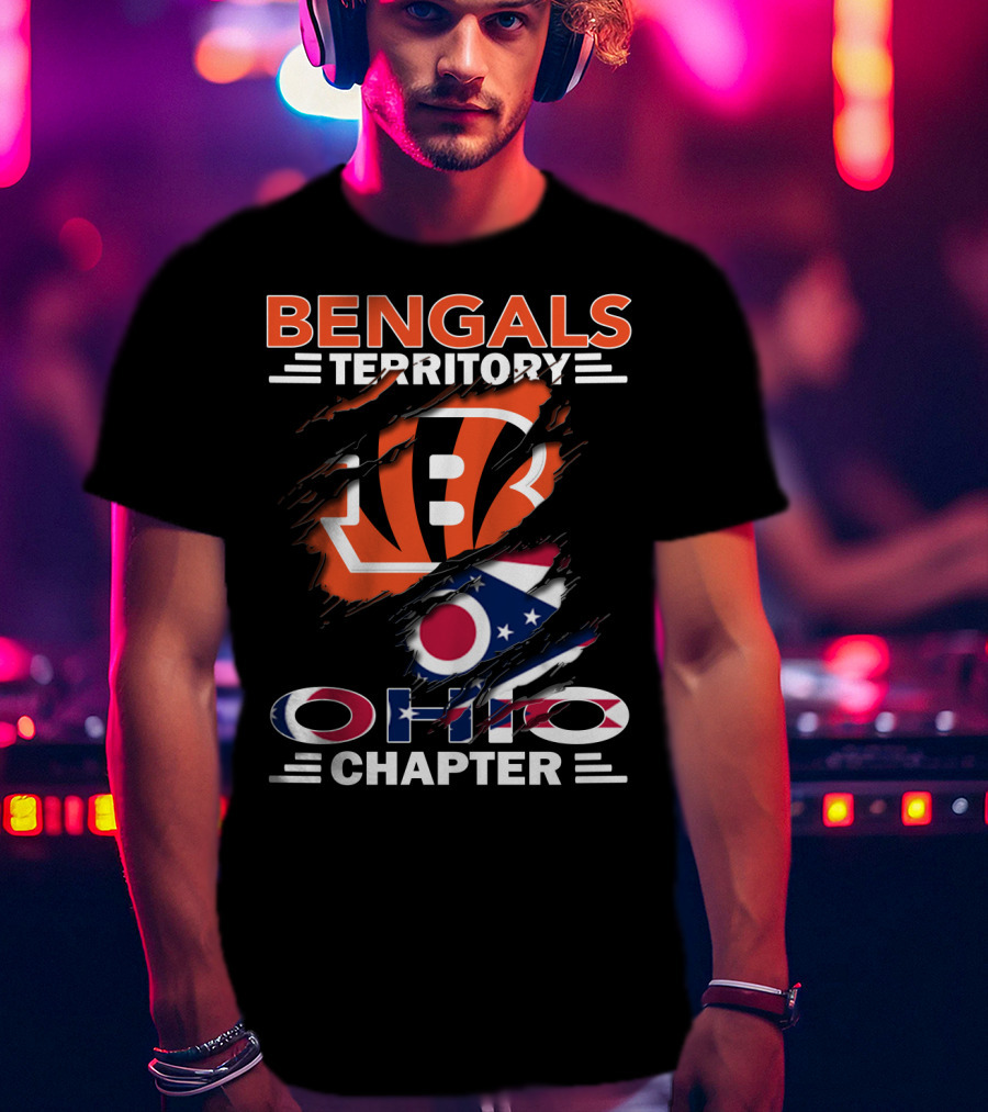 Bengals Territory Ohio Chapter Cincinnati Bengals Ohio State Pride T-Shirt