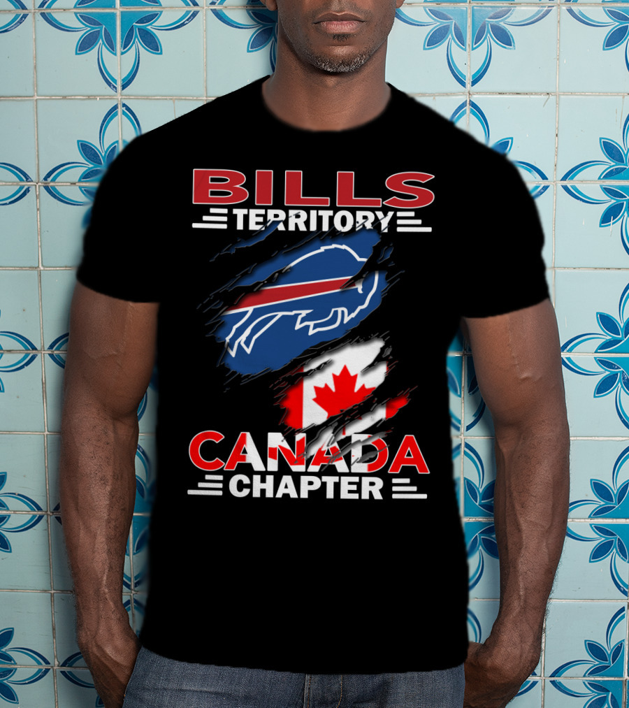 BILLS TERRITORY CANADA CHAPTER Buffalo Football Team Fan Club T-Shirt