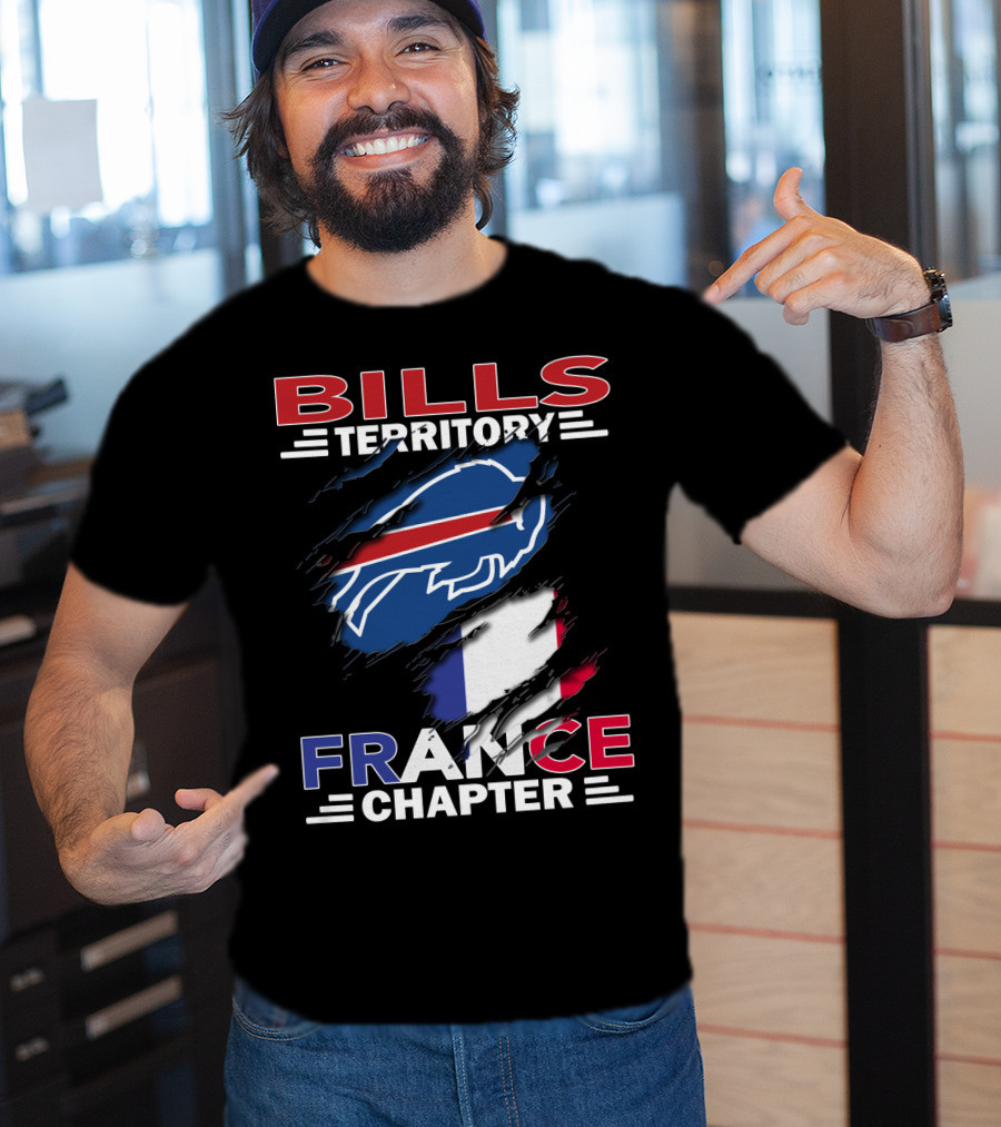 Bills Territory France Chapter Buffalo Football Fan Group T-Shirt