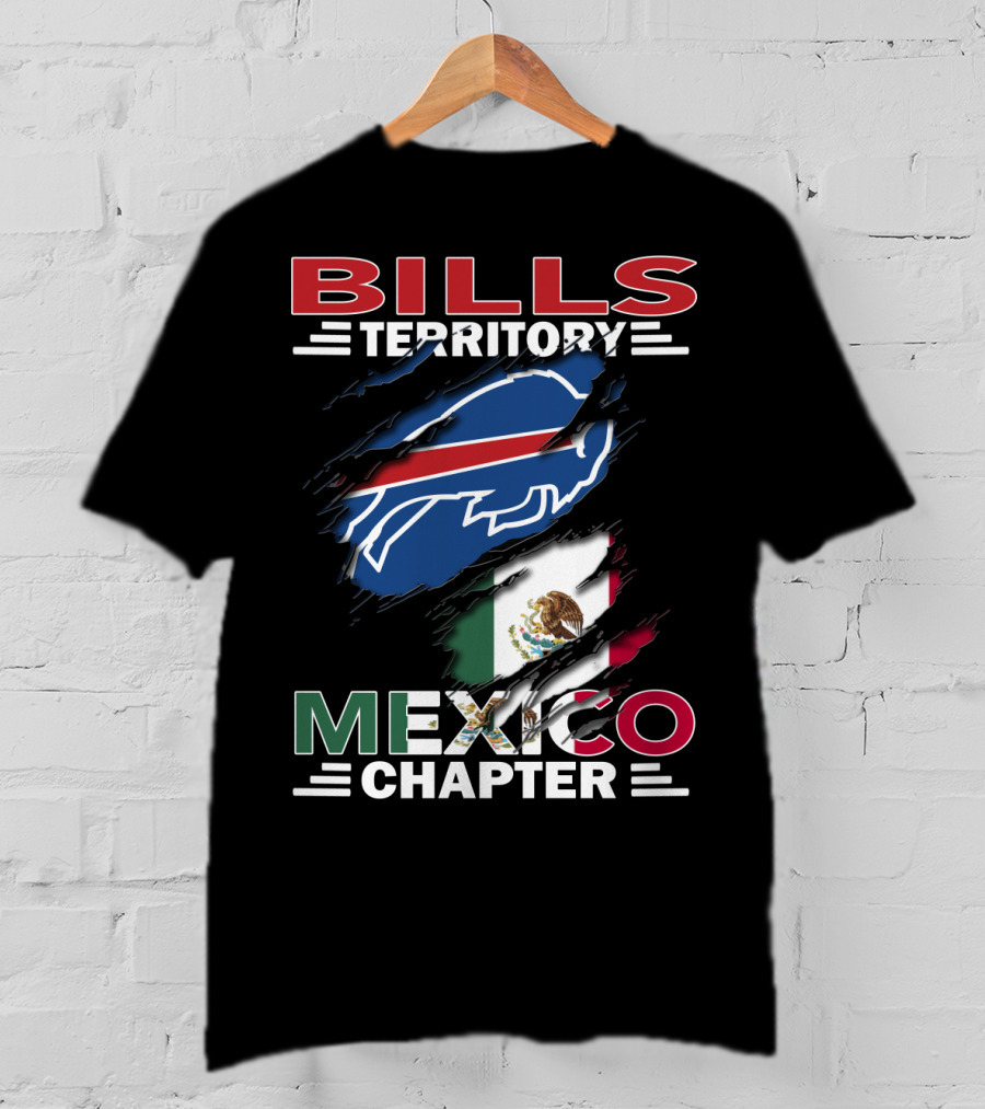 Bills Territory Mexico Chapter Buffalo Flag T-Shirt