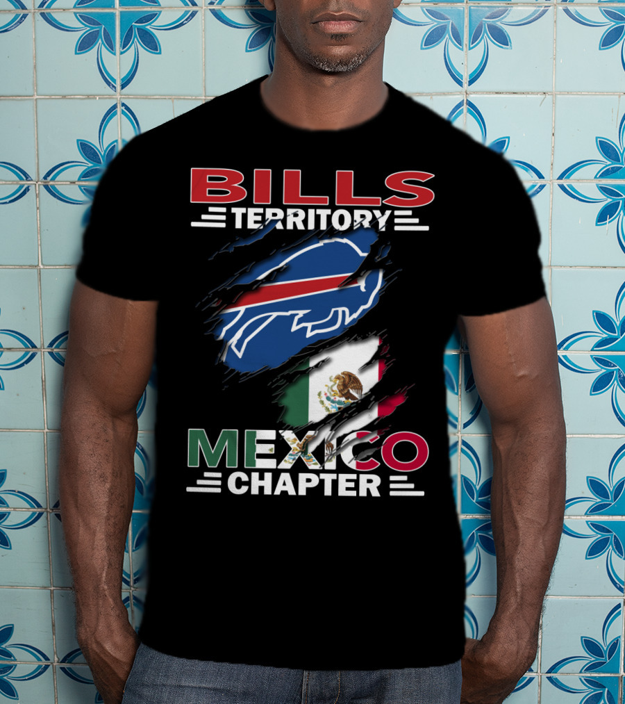 Bills Territory Mexico Chapter Buffalo Flag T-Shirt