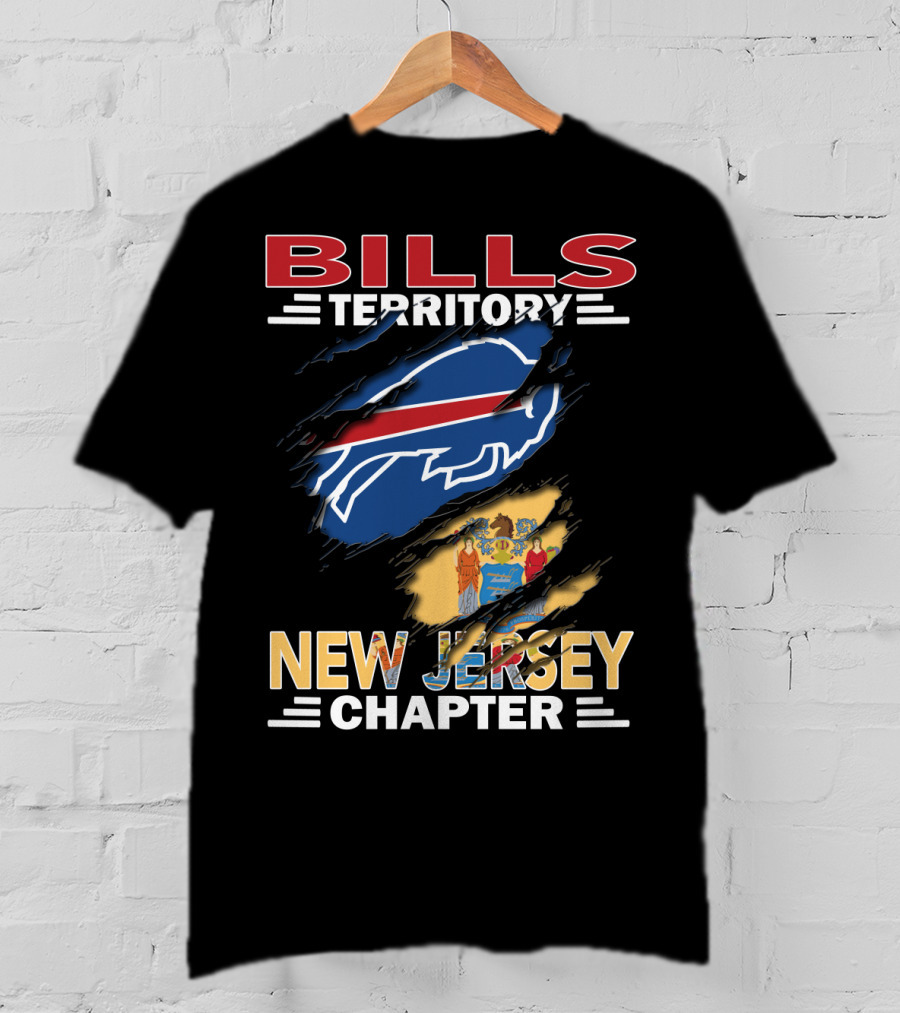Bills Territory New Jersey Chapter Buffalo Flag T-Shirt