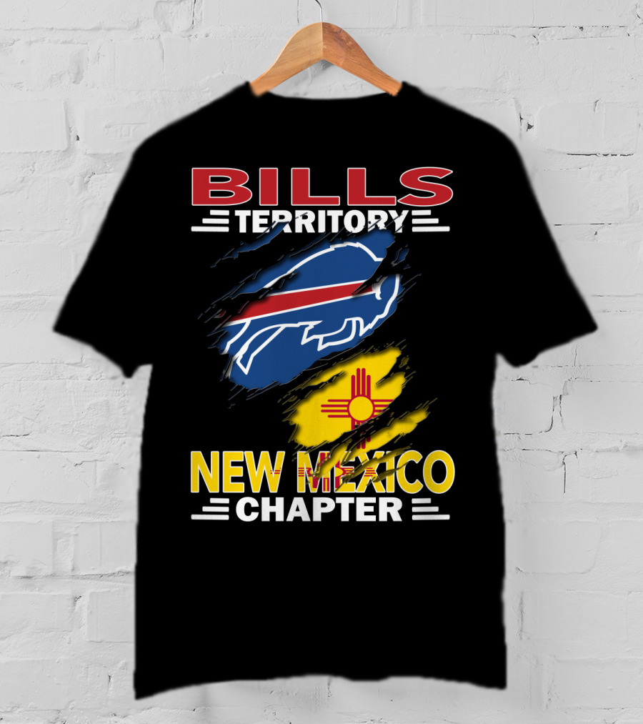 Bills Territory New Mexico Chapter Buffalo Symbol Zia Sun T-Shirt