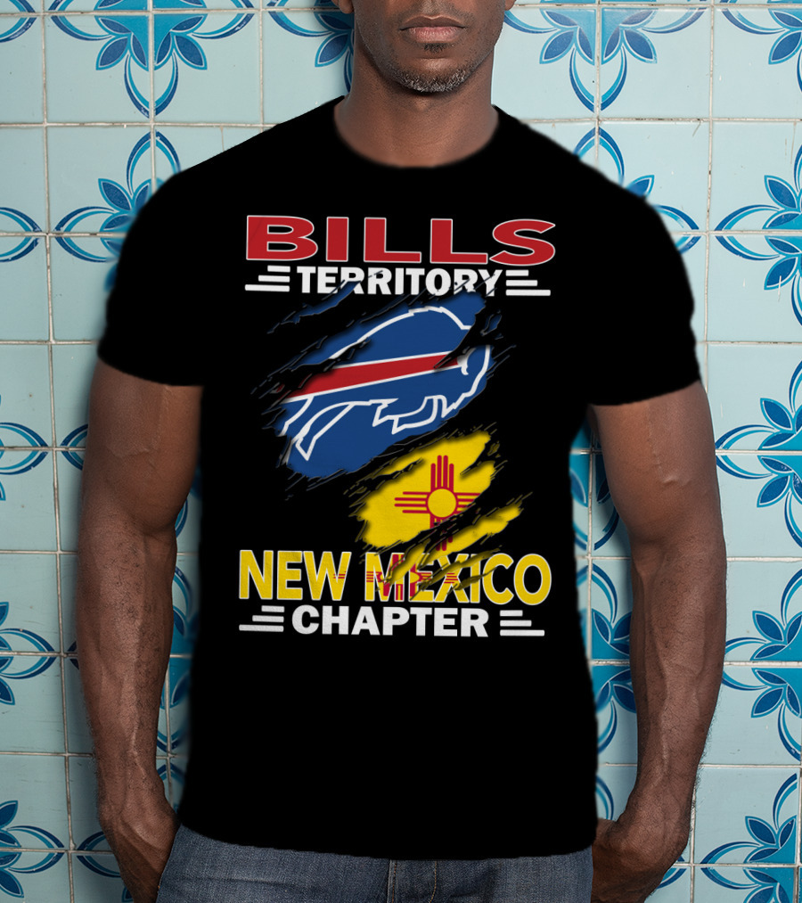 Bills Territory New Mexico Chapter Buffalo Symbol Zia Sun T-Shirt