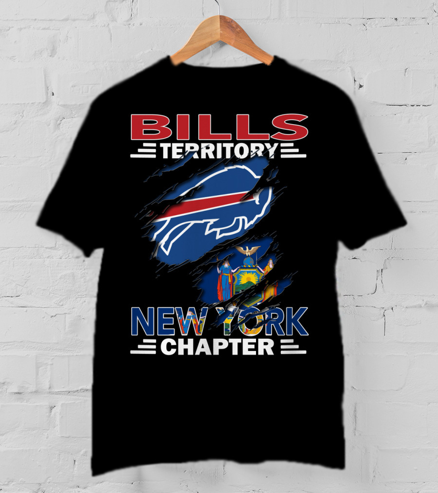 Bills Territory NFL New York Chapter Buffalo Team Pride T-Shirt