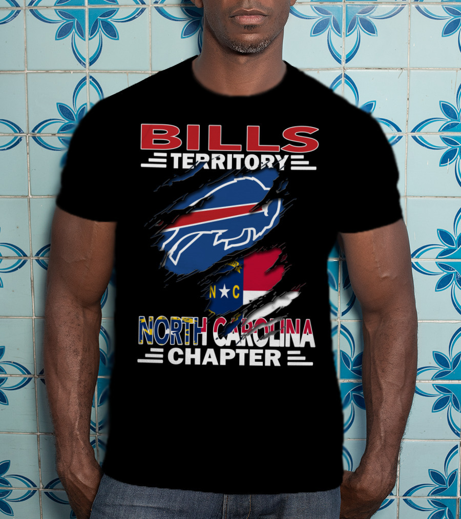 Bills Territory North Carolina Chapter NC Buffalo Football Fan Club T-Shirt
