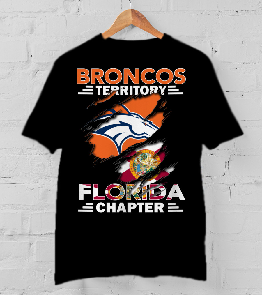 Denver Broncos Territory Florida Chapter Fan Club T-Shirt