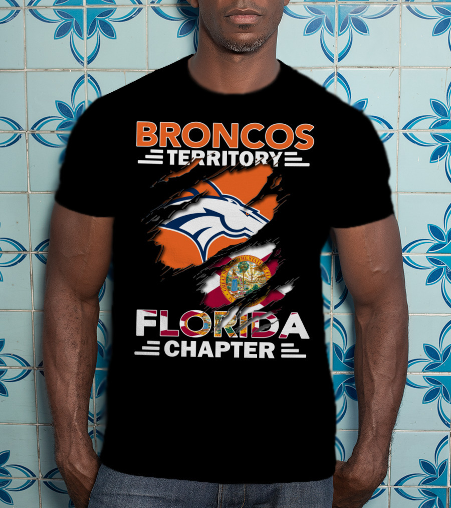 Denver Broncos Territory Florida Chapter Fan Club T-Shirt