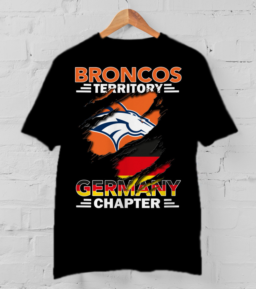 Broncos Territory Germany Chapter Football Fan T-Shirt