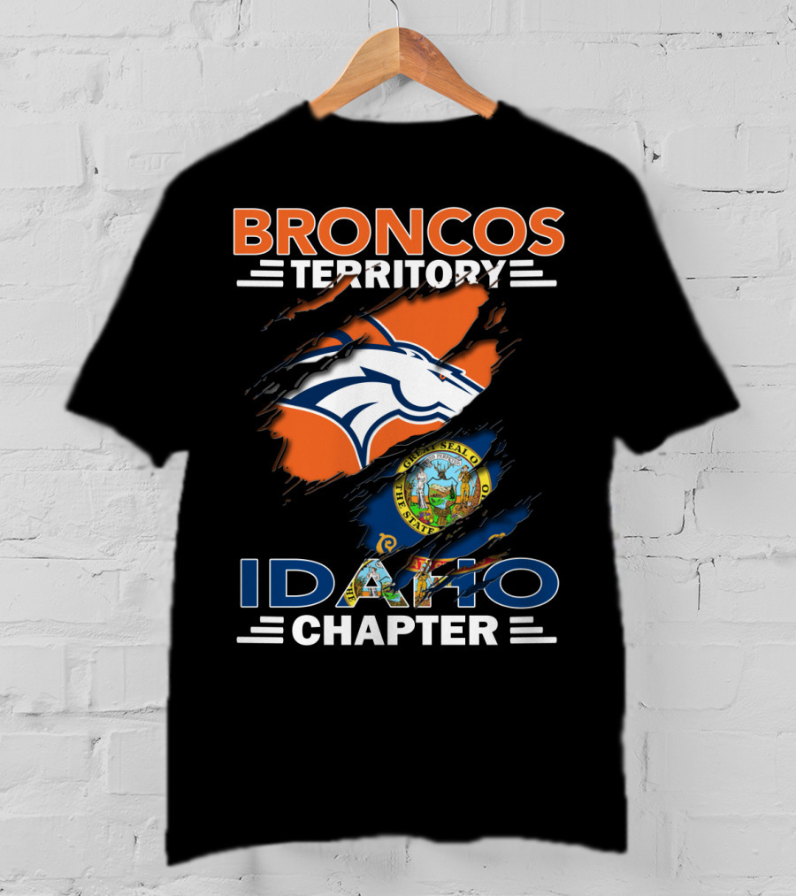 Broncos Territory Idaho Chapter State Seal T-Shirt