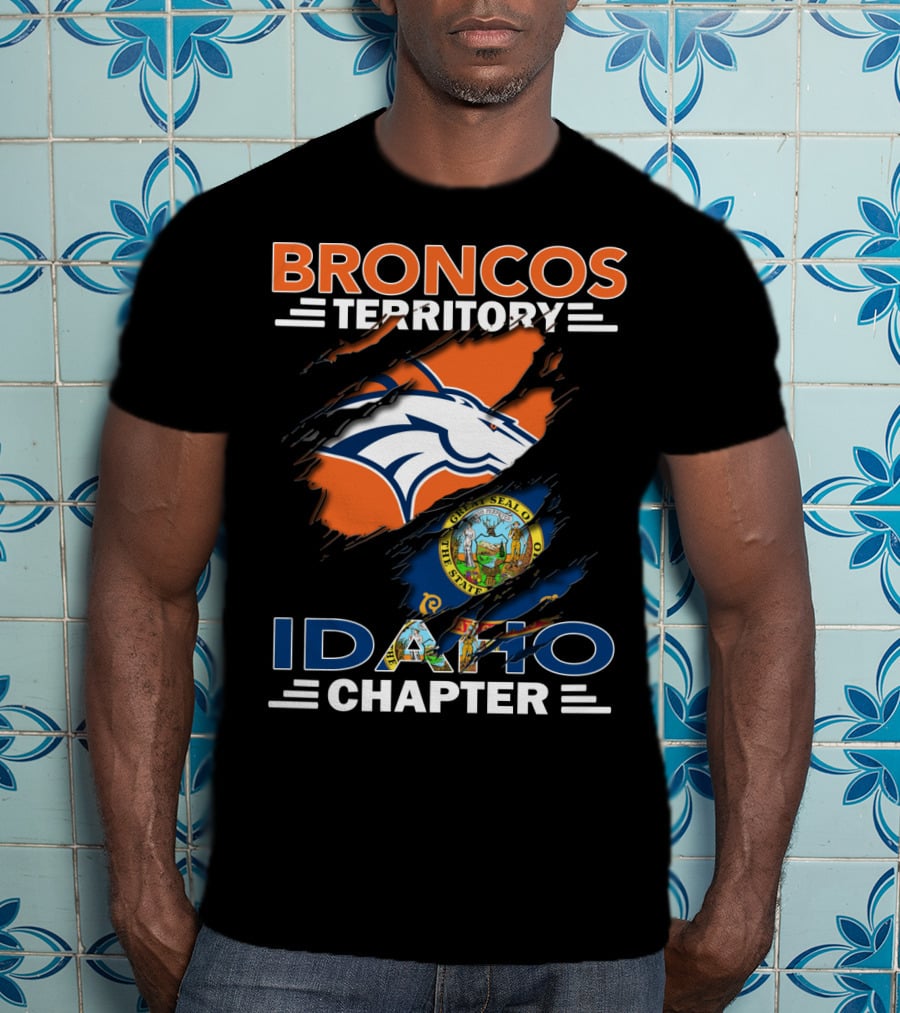 Broncos Territory Idaho Chapter State Seal T-Shirt