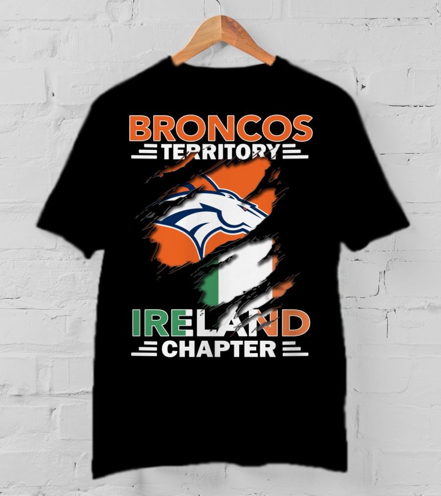 Broncos Territory Ireland Chapter Flag T-Shirt