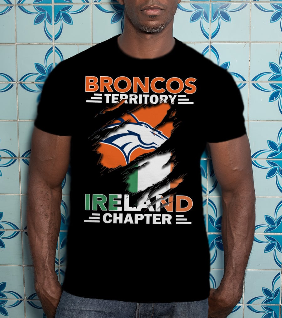 Broncos Territory Ireland Chapter Flag T-Shirt