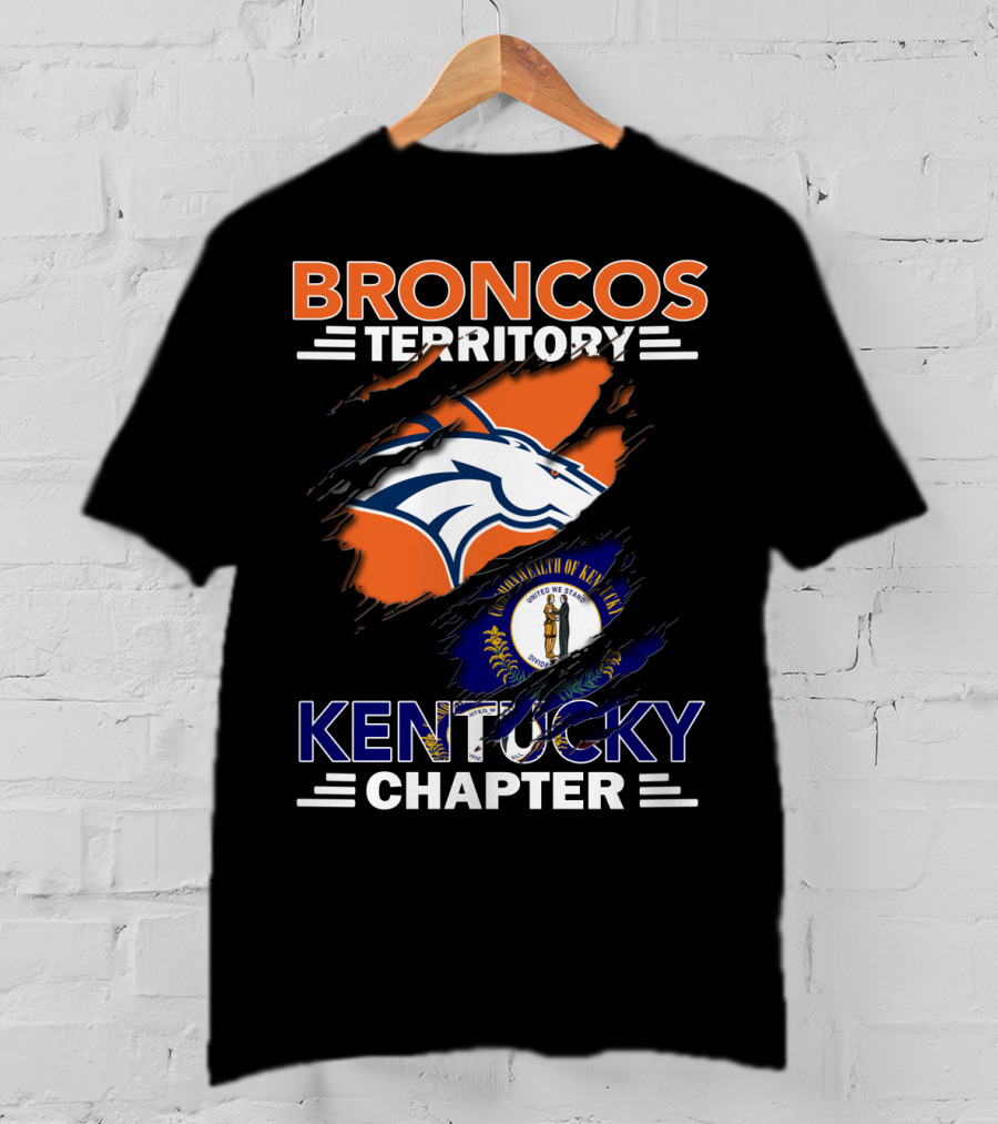 Broncos Territory Kentucky Chapter Commonwealth Flag Union T-Shirt