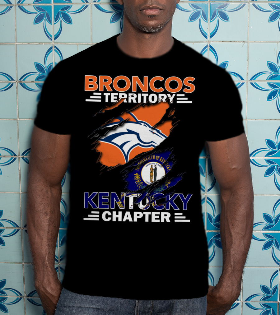 Broncos Territory Kentucky Chapter Commonwealth Flag Union T-Shirt