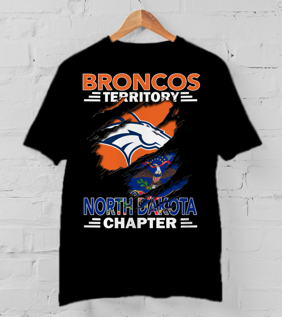 Broncos Territory North Dakota Chapter NFL Fan Club T-Shirt