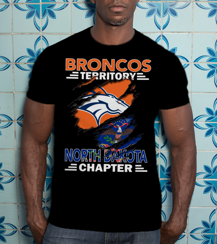 Broncos Territory North Dakota Chapter NFL Fan Club T-Shirt