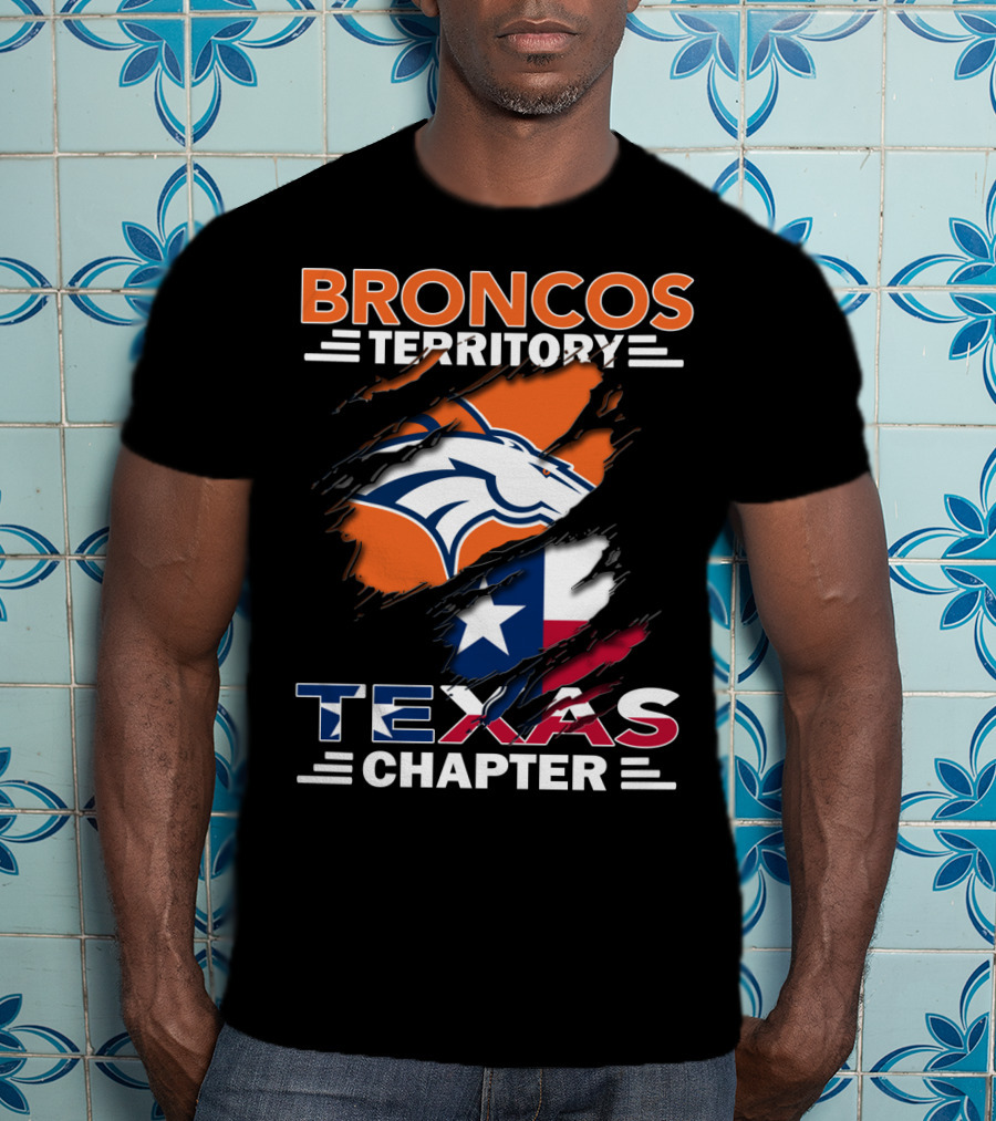 Broncos Territory Texas Chapter Lone Star T-Shirt