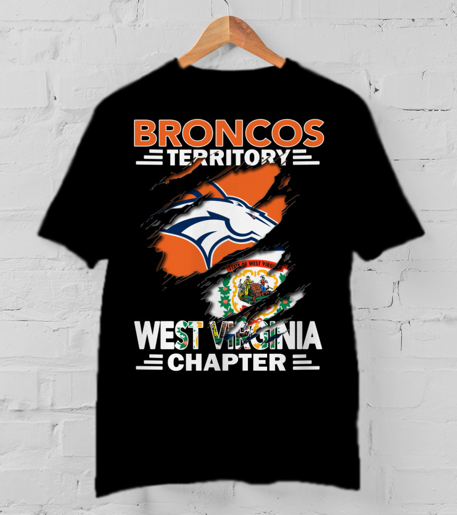 Broncos Territory West Virginia Chapter State Pride Edition T-Shirt