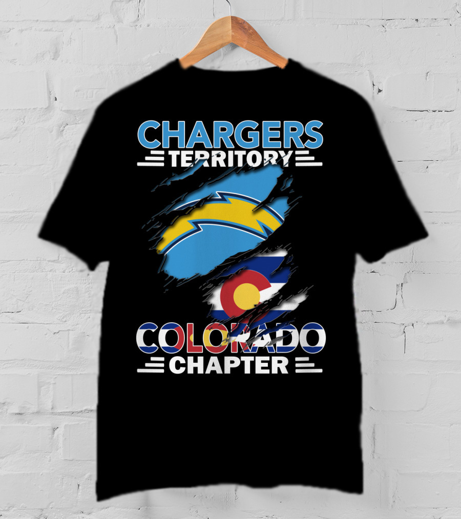 Chargers Territory Colorado Chapter Flag Edition T-Shirt
