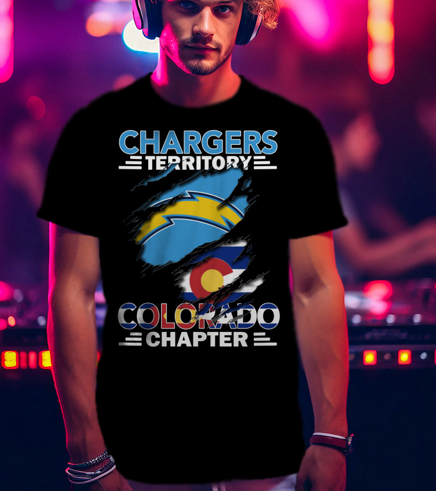 Chargers Territory Colorado Chapter Flag Edition T-Shirt