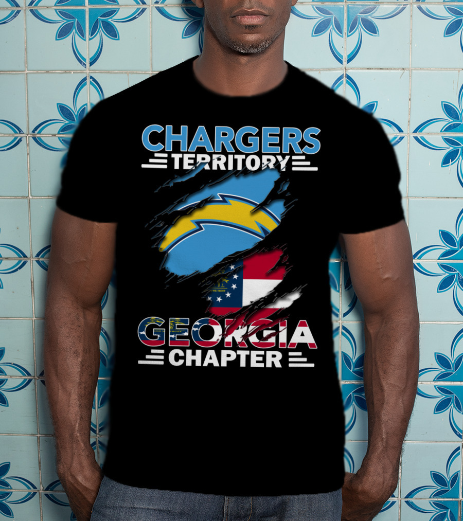 Chargers Territory Georgia Chapter Football Fan Group T-Shirt
