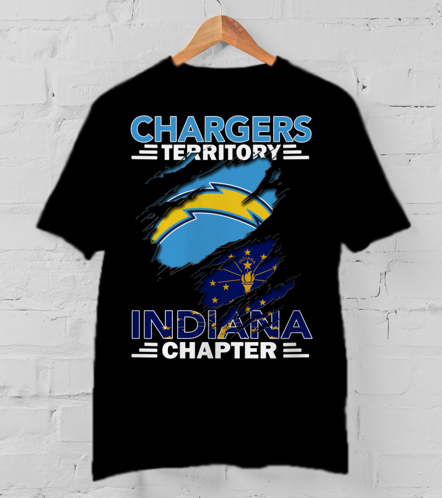 Chargers Territory Indiana Chapter NFL Sports Fans Enthusiasts Colts Crossover T-Shirt