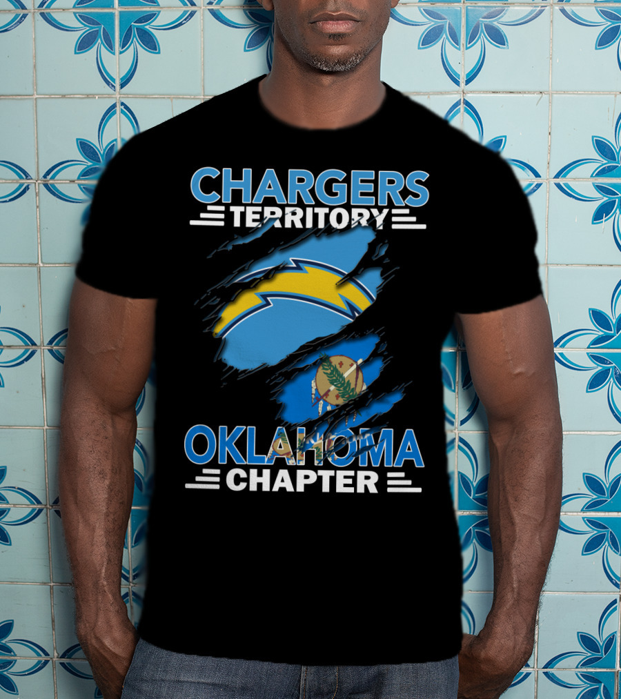 Chargers Territory Oklahoma Chapter NFL Fan Club T-Shirt