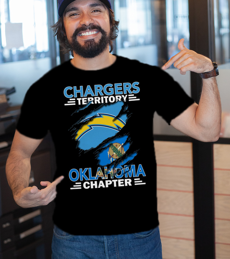 Chargers Territory Oklahoma Chapter NFL Fan Club T-Shirt