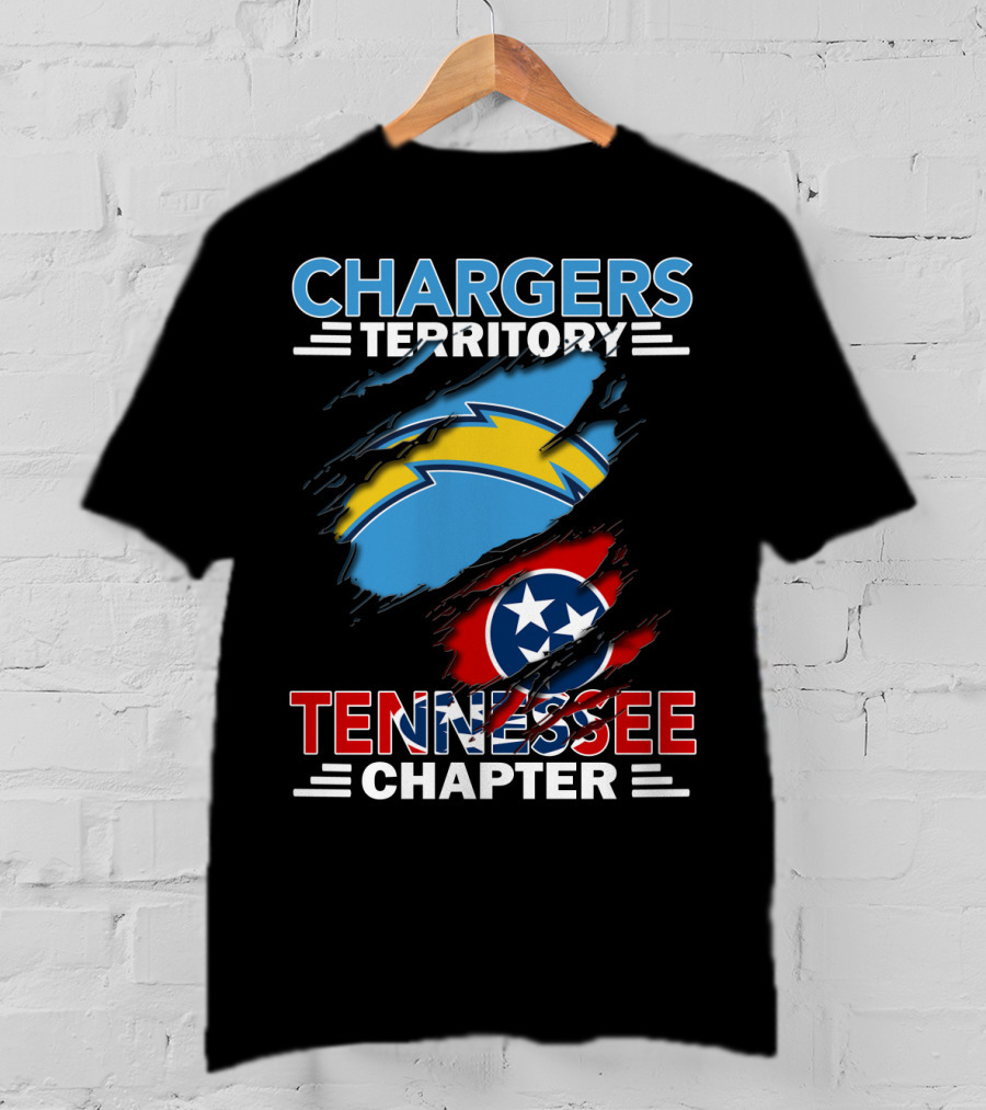 Chargers Territory Tennessee Chapter Football Fan T-Shirt